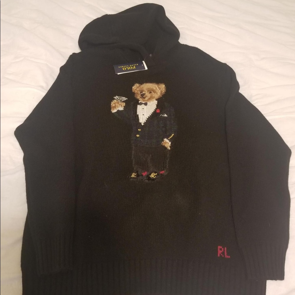 Limited Edition Polo Bear Martini Sweater w/ Hood